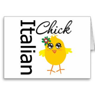 Italian Chick Card