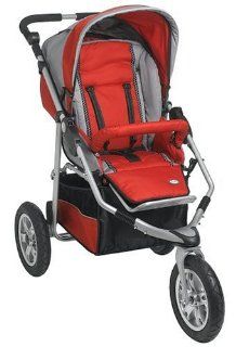 Zooper Boogie Jogging Stroller Color: Red: Baby