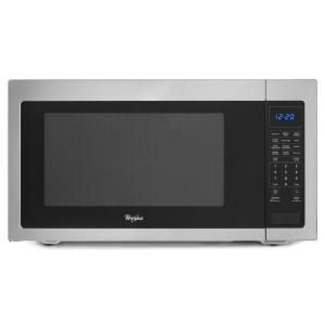 Whirlpool 2.2 cu. ft. Countertop Microwave in Stainless Steel, Built In Capable with Sensor Cooking WMC50522AS