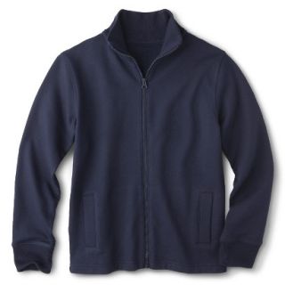 Cherokee Boys School Uniform Fleece Zipper Sweater   Xavier Navy L