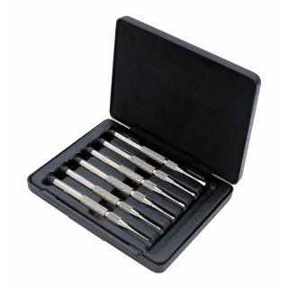 Brown & Sharpe 599 796 Stainless Steel Jewelers Screwdriver Set, With Case, 6 Piece: Precision Measurement Products: Industrial & Scientific