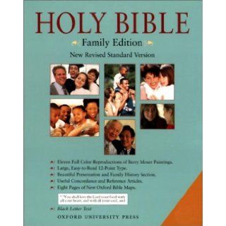 The Holly Bible: NRSV Family Edition (Berkshire Black Leather): Barry Moser: 9780195282252: Books