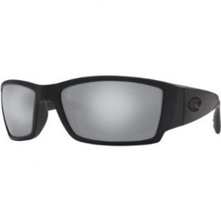 Costa del Mar Corbina Blackout Silver Mirror 580G Sunglasses: Clothing