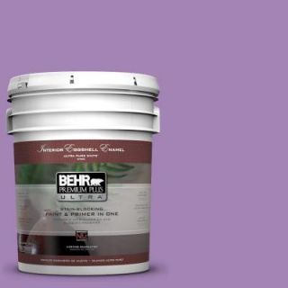 BEHR Premium Plus Ultra 5 gal. #660B 6 Daylight Lilac Eggshell Enamel Interior Paint 275305