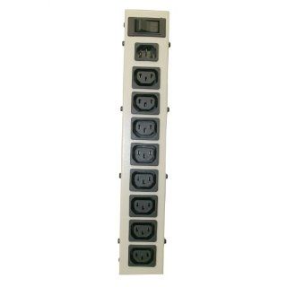 Interpower 85010030 8 Position Accessory Power Strip, 10A Rating, 100 240VAC Voltage: Extension Cords: Industrial & Scientific