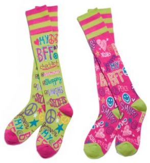 BFF Best Friends Forever Mix & Match Knee Socks Clothing