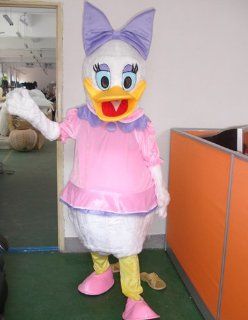 Donald Duck Daisy Mascot Costume Outfit Fancy Dress: Toys & Games