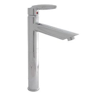 Delta 585 VCSLPU Grail Single Handle Bathroom Lavatory Faucet Less Pop Up, Polished Chrome   Touch On Bathroom Sink Faucets  
