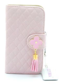 ZZYBIA S3 QF p Pink Leatherette Case Card Holder Wallet for Samsung Galaxy S3 III I9300 I9305: Cell Phones & Accessories