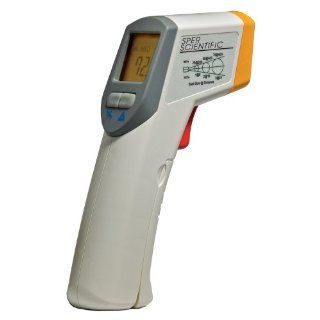Sper Scientific 800101 Infrared IR Gun Thermometer, 81 Size Ratio,  4 to 605 Degree F, 0.5 Degree F Resolution, +/  2% Accuracy