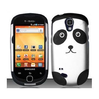 4 Items Combo For Samsung Gravity Smart T589 Panda Bear Design Snap On Hard Case Protector Cover + Car Charger + Free Opening Tool + Free Animal Rubber Band Bracelet: Cell Phones & Accessories