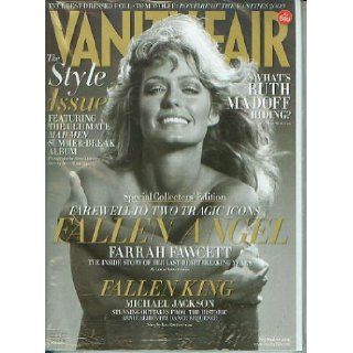 Vanity Fair No 589 September 2009 Farrah Fawcett Cover The Style Issue Mad Men: Books