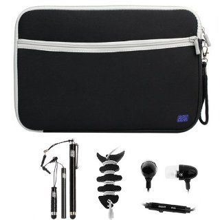 BIRUGEAR Neoprene Zipper Carrying Storage Case plus Headset , Wrap, 3pcs Stylus for 11 inch PC & Tablets: Microsoft Surface Windows RT/ 8 pro, Samsung ATIV Smart PC/ 500T/ 700T, ASUS Vivo Tab RT TAICHI, Acer Iconia W700 and more: Computers & Access