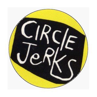 Circle Jerks   Logo (Black, White, And Yellow)   1 1/4" Button / Pin: Clothing