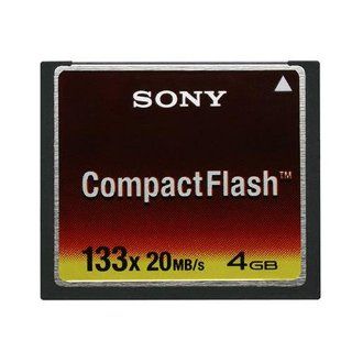 Sony 4GB High Speed 133X Compact Flash Memory Card: Electronics