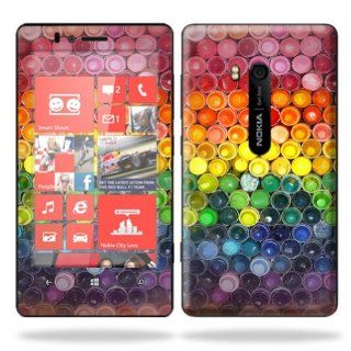 MightySkins Protective Skin Decal Cover for Nokia Lumia 810 Cell Phone T Mobile Sticker Skins Color Me: Cell Phones & Accessories