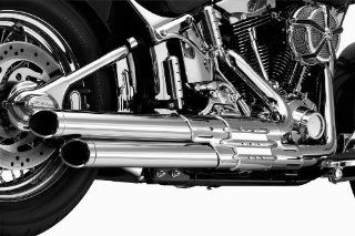 1986 Harley Davidson FLST Heritage Softail Power Cell Staggered Dual Exhaust System   Chrome, Manufacturer: Kuryakyn, CRUSHER POWER CELL SOFTAIL: Automotive