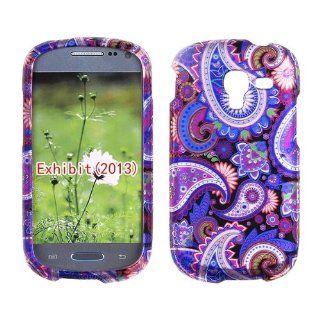 2D Purple Paisley Samsung Galaxy Exhibit (2013) T599 T Mobile Case Cover Phone Protector Snap on Cover Case Faceplates: Cell Phones & Accessories