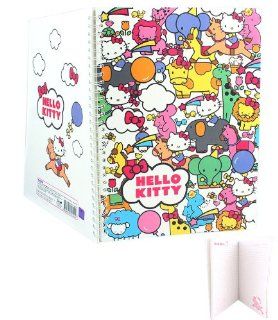 Hello Kitty Notebook Ribbon Line Paper Circus Animal Spiral : Composition Notebooks : Office Products