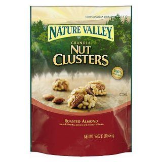 Nature Valley Granola Nut Clusters Roasted Almond Flavor 16 Ounce Bag : Granola Breakfast Cereals : Grocery & Gourmet Food