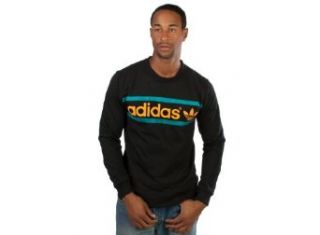 adidas Men's "Adidas Heritage Logo" Crew Neck Sweatshirt: Clothing