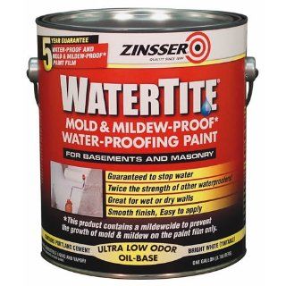 Zinsser   Watertite Mold & Mildew Proof Waterproofing Paints Watertite Mold/Mildew Proof Waterproofin 1 Gal.: 647 5001   watertite mold/mildew proof waterproofin 1 gal.   Wall Decor Stickers  