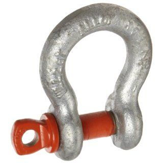 CM M649A G Screw Pin Midland Anchor Shackle, Alloy Steel, 7/16" Size, 2 5/8 ton Working Load Limit: Mechanical Control Cable Accessories: Industrial & Scientific