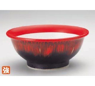 serving bowl kbu829 02 652 [8.19 x 3.43 inch] Japanese tabletop kitchen dish Chinese bowl'~ Žred citron 7.0 round bowl [20.8 x 8.7cm] strengthening Chinese fried rice noodle restaurant business kbu829 02 652: Serving Bowls: Kitchen & Dining