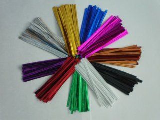 7000 Pcs 7 Colors 4" Metallic Twist Tie for for Poly Bags, Bread, Plastic, Cello, Crafts: Home Improvement