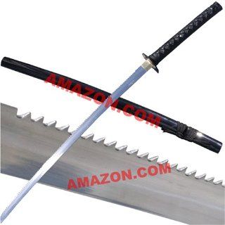 Shikoro Ken (Saw Sword) Samurai Katana Sword : Martial Arts Swords : Sports & Outdoors