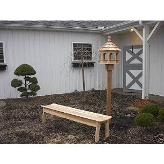 Western Cedar Octagon Bird Feeder   XL   Amish Made  Wild Bird Feeder Accessories  Patio, Lawn & Garden
