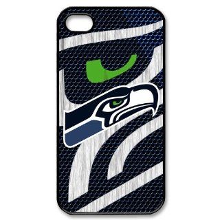 Brand New Designer NFL Seattle Seahawks Logo Slim Styles Hard Case Cover For Iphone 4 4s 4g: Cell Phones & Accessories
