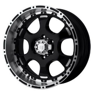 Helo HE842 Gloss Black Machined Wheel   (16x8"/6x5.5") Automotive