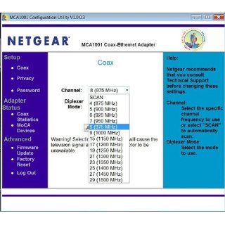 NETGEAR MCAB1001 MoCA Coax Ethernet Adapter Kit (Black) Electronics