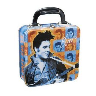 Elvis Presley King of Rock and Roll Tin Tote Lunch Box New Gift from Vandor: Office Products