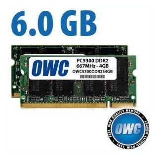 6.0GB Kit (2.0GB+4.0GB) PC2 5300 DDR2 667MHz SO DIMM 200 Pin Memory Upgrade Kit Computers & Accessories