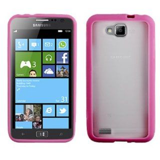 Hybrid TPU Skin Cover Samsung ATIV S Hot Pink/Clear SAMT899MIX13 Cell Phones & Accessories