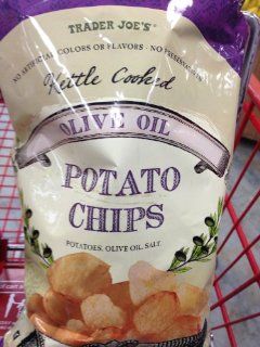 Trader Joes Kettle Cooked Olive Oil Potato Chips : Grocery & Gourmet Food