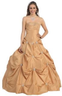 Special Sale!!! Ball Gown Strapless Wedding Prom Dress #2547 at  Womens Clothing store
