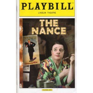 The Nance Playbill for the Original Broadway Production Starring Nathan Lane   Lyceum Theatre   August 2013: Douglas Carter Beane, Blake Ross: Books