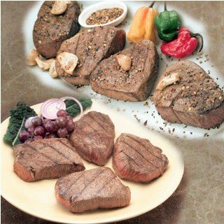 4 Steak Package   2 (6 oz) Filet Mignon + 2 (8 oz) Sirloin   NaturAll Steaks : Beef Steaks : Grocery & Gourmet Food