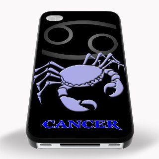 Zodiac Star Sign Cancer iPhone 5 / 5s Printed Black Hard Case Cover: Cell Phones & Accessories