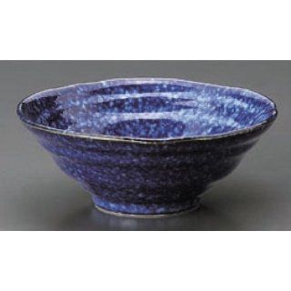 soup cereal bowl kbu456 26 682 [6.15 x 2.45 inch] Japanese tabletop kitchen dish Anti  bowl Rice bowl kiln strange blue color bowl 5.0 [15.6 x 6.2cm] inn restaurant tableware restaurant business kbu456 26 682 Kitchen & Dining