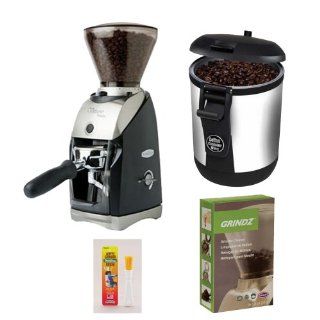 Baratza Virtuoso 685 Preciso Conical Burr Coffee Grinder + Bean Vac ED150 Coffee Canister + Grindz Coffee Grinder Cleaner 3 Pack + Accessory Kit: Kitchen & Dining