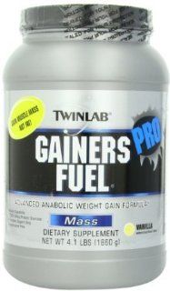 Twinlab Gainer's Fuel Pro, Advanced Anabolic Weight Gain Formula, Mass Dietary Supplement, Vanilla 4.1 Pound: Health & Personal Care