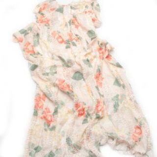 Fresh Cotton Long Scarf With Colorful Flowers Printed at  Womens Clothing store