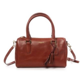 Coach Legacy Leather Mini Satchel Brass/Cognac: Top Handle Handbags: Shoes