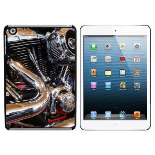 Motorcycle Chrome Motor Cylinder Exhaust Snap On Hard Protective Case for Apple iPad Mini   Black: Computers & Accessories