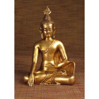 Miami Mumbai Brass Series Buddha Thai Sitting Statue