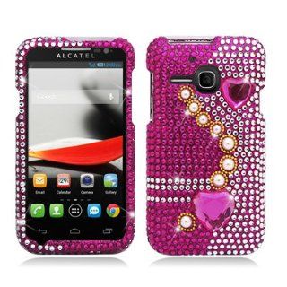 AIMO Dazzling Diamond Bling Case for Alcatel One Touch Evolve [T Mobile]: Cell Phones & Accessories